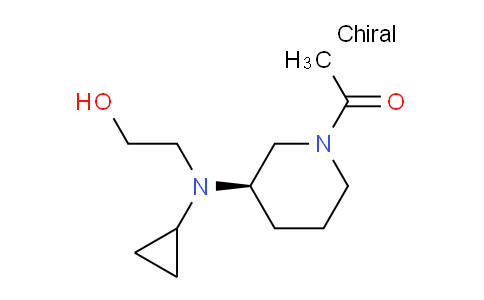 CAS No. 1354006-78-2, (R)-1-(3-(Cyclopropyl(2-hydroxyethyl)amino)piperidin-1-yl)ethanone