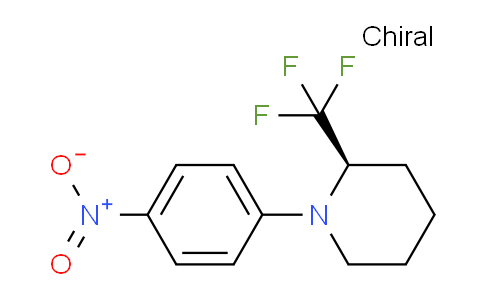 CAS No. 1416348-80-5, (R)-1-(4-Nitrophenyl)-2-(trifluoromethyl)-piperidine