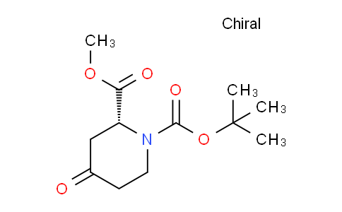 CAS No. 1799811-83-8, (R)-1-tert-Butyl 2-methyl 4-oxopiperidine-1,2-dicarboxylate