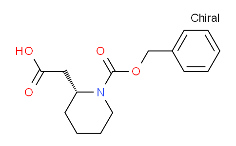 CAS No. 1036403-99-2, (R)-2-(1-((Benzyloxy)carbonyl)piperidin-2-yl)acetic acid