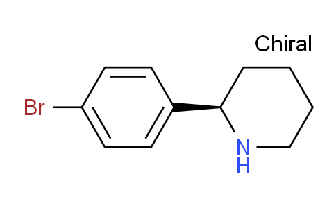 CAS No. 1228557-30-9, (R)-2-(4-Bromophenyl)piperidine