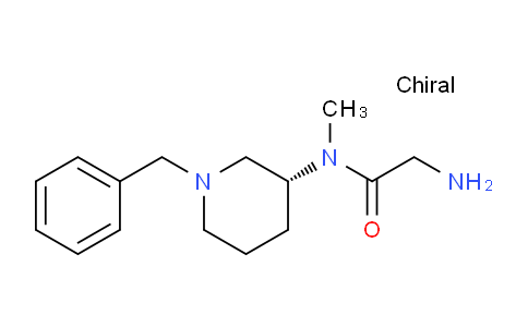 CAS No. 1354018-34-0, (R)-2-Amino-N-(1-benzylpiperidin-3-yl)-N-methylacetamide