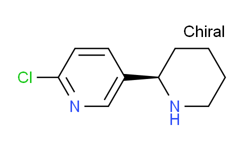 CAS No. 1134621-26-3, (R)-2-Chloro-5-(piperidin-2-yl)pyridine
