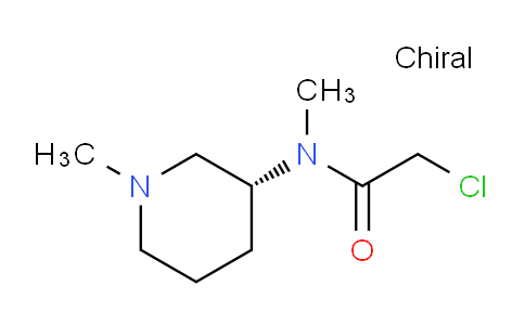 CAS No. 1354017-92-7, (R)-2-Chloro-N-methyl-N-(1-methylpiperidin-3-yl)acetamide