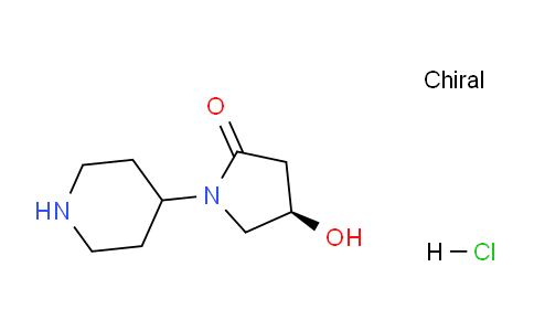 CAS No. 1956437-57-2, (R)-4-Hydroxy-1-(piperidin-4-yl)pyrrolidin-2-one hydrochloride