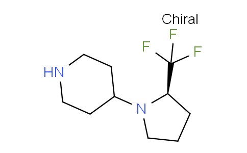 CAS No. 1416348-77-0, (R)-4-[2-(Trifluoromethyl)-1-pyrrolidinyl]-piperidine