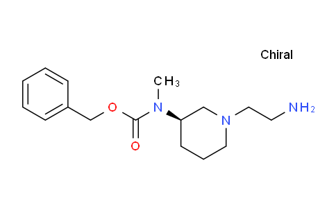 CAS No. 1353995-58-0, (R)-Benzyl (1-(2-aminoethyl)piperidin-3-yl)(methyl)carbamate