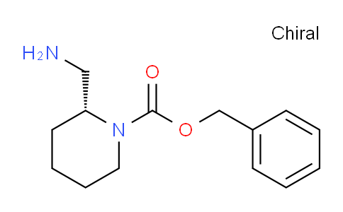 CAS No. 1217642-55-1, (R)-Benzyl 2-(aminomethyl)piperidine-1-carboxylate