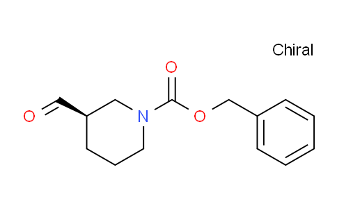 CAS No. 435275-28-8, (R)-Benzyl 3-formylpiperidine-1-carboxylate