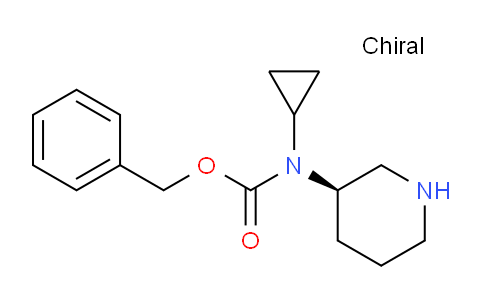 CAS No. 1354009-57-6, (R)-Benzyl cyclopropyl(piperidin-3-yl)carbamate
