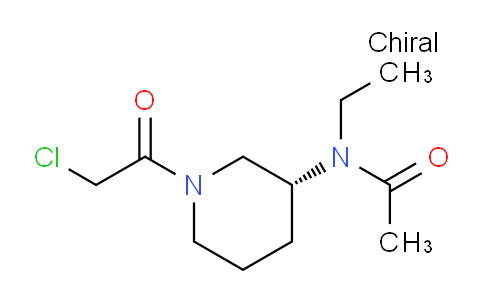 CAS No. 1354003-42-1, (R)-N-(1-(2-Chloroacetyl)piperidin-3-yl)-N-ethylacetamide
