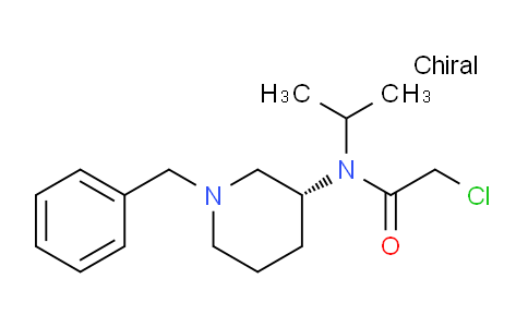 CAS No. 1353999-97-9, (R)-N-(1-Benzylpiperidin-3-yl)-2-chloro-N-isopropylacetamide