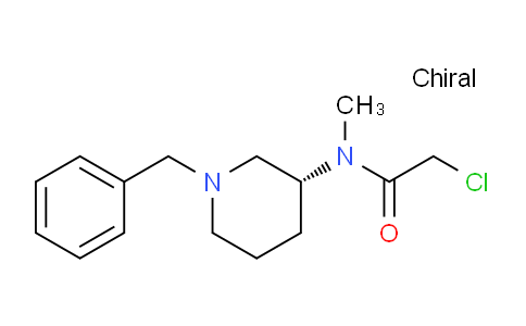 CAS No. 1354001-73-2, (R)-N-(1-Benzylpiperidin-3-yl)-2-chloro-N-methylacetamide