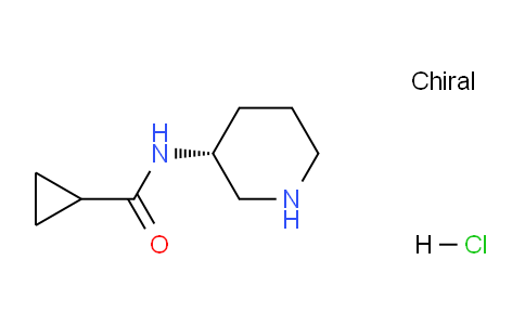 CAS No. 1286208-14-7, (R)-N-(Piperidin-3-yl)cyclopropanecarboxamide hydrochloride