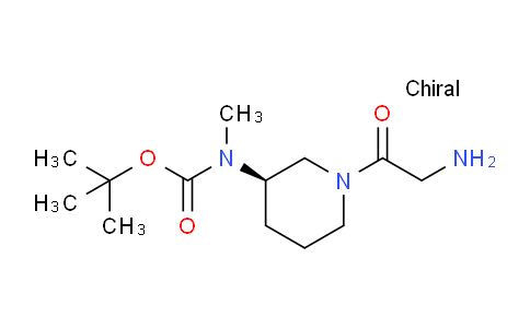 CAS No. 1354016-07-1, (R)-tert-Butyl (1-(2-aminoacetyl)piperidin-3-yl)(methyl)carbamate