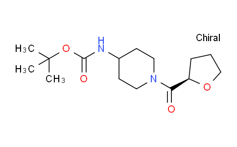 CAS No. 1286208-31-8, (R)-tert-Butyl (1-(tetrahydrofuran-2-carbonyl)piperidin-4-yl)carbamate