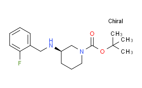 CAS No. 1286208-54-5, (R)-tert-Butyl 3-((2-fluorobenzyl)amino)piperidine-1-carboxylate