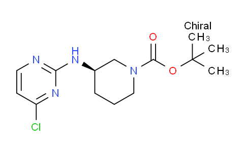 CAS No. 1421035-19-9, (R)-tert-Butyl 3-((4-chloropyrimidin-2-yl)amino)piperidine-1-carboxylate