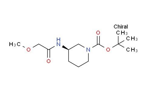CAS No. 1286207-06-4, (R)-tert-Butyl 3-(2-methoxyacetamido)piperidine-1-carboxylate