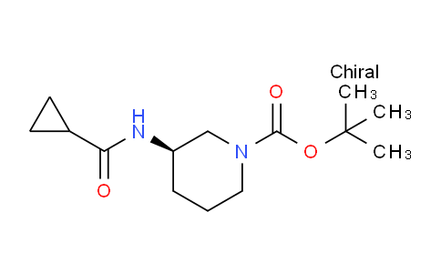 CAS No. 1286207-31-5, (R)-tert-Butyl 3-(cyclopropanecarboxamido)piperidine-1-carboxylate