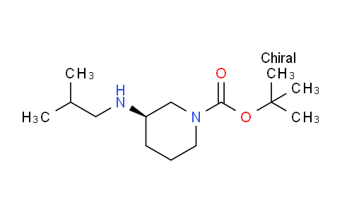 CAS No. 1027346-39-9, (R)-tert-Butyl 3-(isobutylamino)piperidine-1-carboxylate