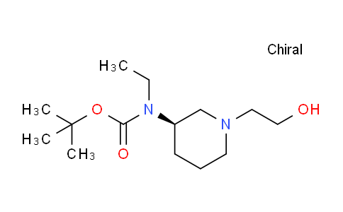 CAS No. 1354016-66-2, (R)-tert-Butyl ethyl(1-(2-hydroxyethyl)piperidin-3-yl)carbamate