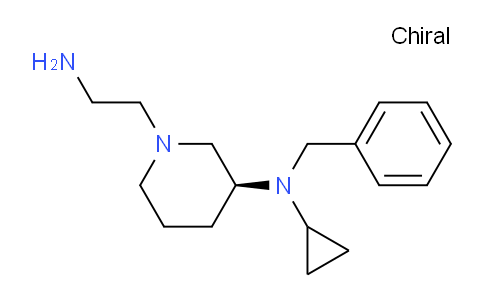 CAS No. 1354007-46-7, (S)-1-(2-Aminoethyl)-N-benzyl-N-cyclopropylpiperidin-3-amine