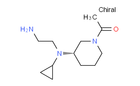 CAS No. 1354016-74-2, (S)-1-(3-((2-Aminoethyl)(cyclopropyl)amino)piperidin-1-yl)ethanone