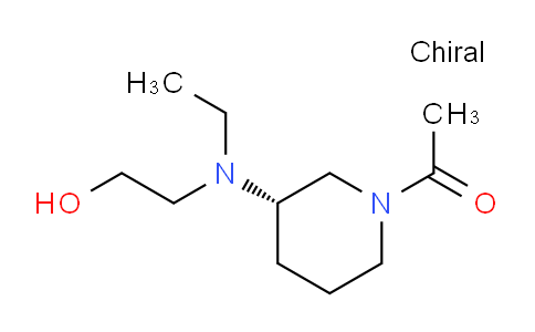 CAS No. 1354016-03-7, (S)-1-(3-(Ethyl(2-hydroxyethyl)amino)piperidin-1-yl)ethanone
