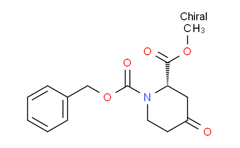 CAS No. 403503-63-9, (S)-1-Benzyl 2-methyl 4-oxopiperidine-1,2-dicarboxylate