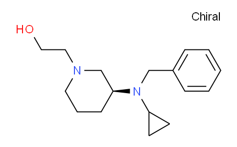 CAS No. 1354009-72-5, (S)-2-(3-(Benzyl(cyclopropyl)amino)piperidin-1-yl)ethanol