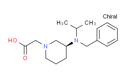 CAS No. 1354001-18-5, (S)-2-(3-(Benzyl(isopropyl)amino)piperidin-1-yl)acetic acid