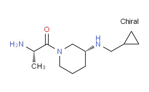 CAS No. 1401668-34-5, (S)-2-Amino-1-((R)-3-((cyclopropylmethyl)amino)piperidin-1-yl)propan-1-one