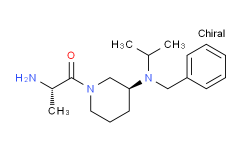 CAS No. 1401666-06-5, (S)-2-Amino-1-((S)-3-(benzyl(isopropyl)amino)piperidin-1-yl)propan-1-one