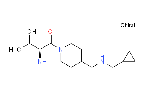 CAS No. 1354010-98-2, (S)-2-Amino-1-(4-(((cyclopropylmethyl)amino)methyl)piperidin-1-yl)-3-methylbutan-1-one