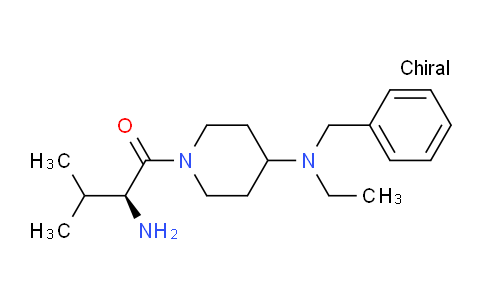 CAS No. 1354001-12-9, (S)-2-Amino-1-(4-(benzyl(ethyl)amino)piperidin-1-yl)-3-methylbutan-1-one