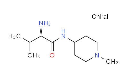 CAS No. 1292593-73-7, (S)-2-Amino-3-methyl-N-(1-methylpiperidin-4-yl)butanamide