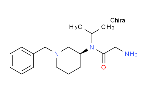 CAS No. 1354020-01-1, (S)-2-Amino-N-(1-benzylpiperidin-3-yl)-N-isopropylacetamide