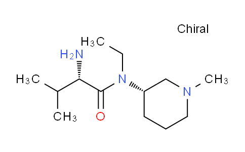 CAS No. 1401668-99-2, (S)-2-Amino-N-ethyl-3-methyl-N-((S)-1-methylpiperidin-3-yl)butanamide