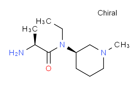 CAS No. 1401667-16-0, (S)-2-Amino-N-ethyl-N-((R)-1-methylpiperidin-3-yl)propanamide