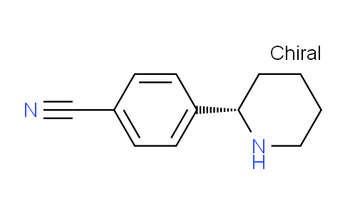 CAS No. 1212895-83-4, (S)-4-(Piperidin-2-yl)benzonitrile
