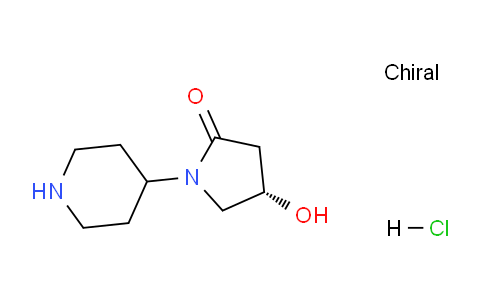 CAS No. 1956435-88-3, (S)-4-Hydroxy-1-(piperidin-4-yl)pyrrolidin-2-one hydrochloride