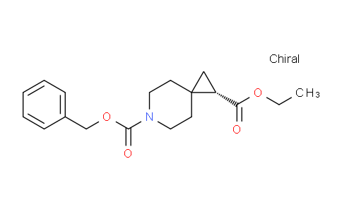 CAS No. 1539277-97-8, (S)-6-Benzyl 1-ethyl 6-azaspiro[2.5]octane-1,6-dicarboxylate