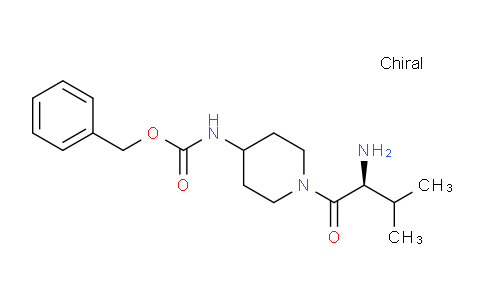 CAS No. 1354007-37-6, (S)-Benzyl (1-(2-amino-3-methylbutanoyl)piperidin-4-yl)carbamate