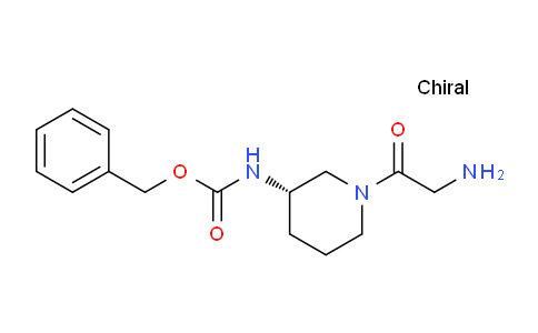 CAS No. 1354019-10-5, (S)-Benzyl (1-(2-aminoacetyl)piperidin-3-yl)carbamate