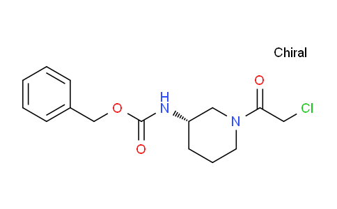 CAS No. 1354002-00-8, (S)-Benzyl (1-(2-chloroacetyl)piperidin-3-yl)carbamate