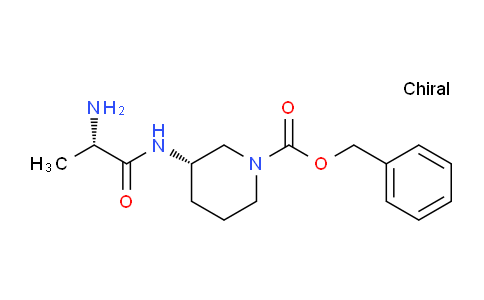 CAS No. 1401666-39-4, (S)-Benzyl 3-((S)-2-aminopropanamido)piperidine-1-carboxylate