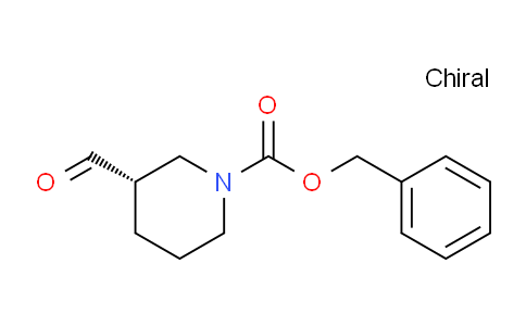 CAS No. 405063-39-0, (S)-Benzyl 3-formylpiperidine-1-carboxylate