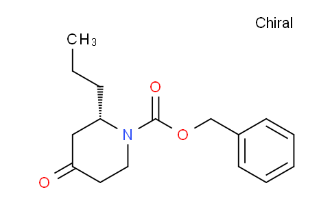 CAS No. 142764-70-3, (S)-Benzyl 4-oxo-2-propylpiperidine-1-carboxylate
