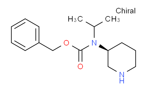 CAS No. 1353999-59-3, (S)-Benzyl isopropyl(piperidin-3-yl)carbamate